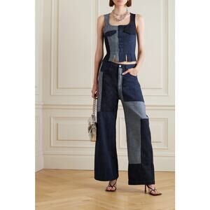 Marques' Almeida Denim Corset Top